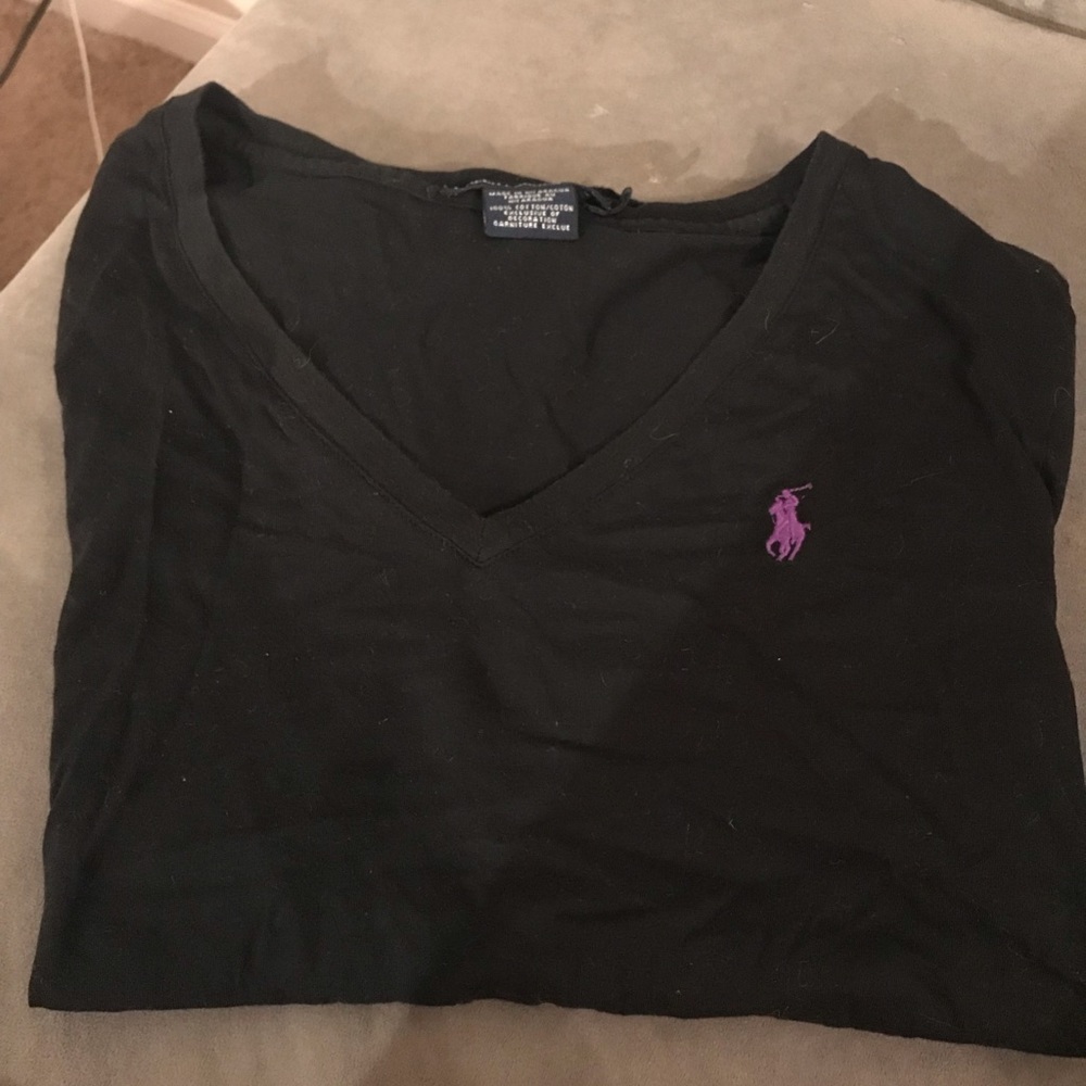 Polo T-shirt black